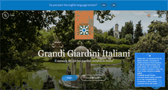 Desktop Screenshot of grandigiardini.it
